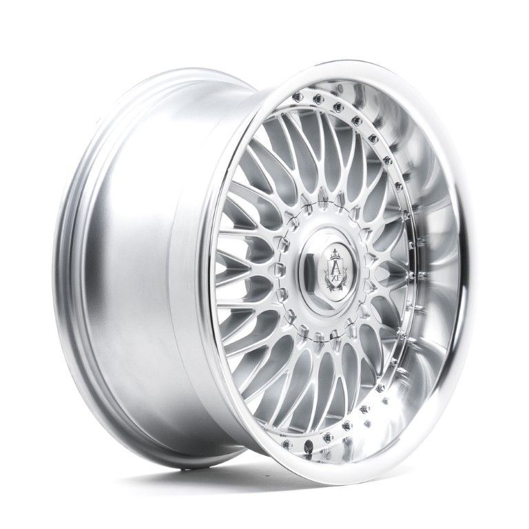 Axe Wheels<br>EX10 - Silver Polished Lip (18x8)
